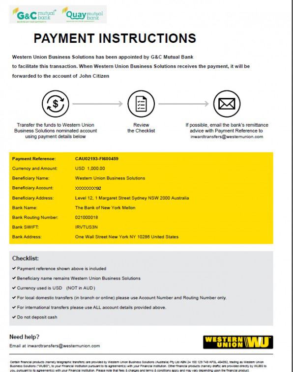 STANDARD BANK INCOMING INTERNATIONAL PAYMENTS visual data 2