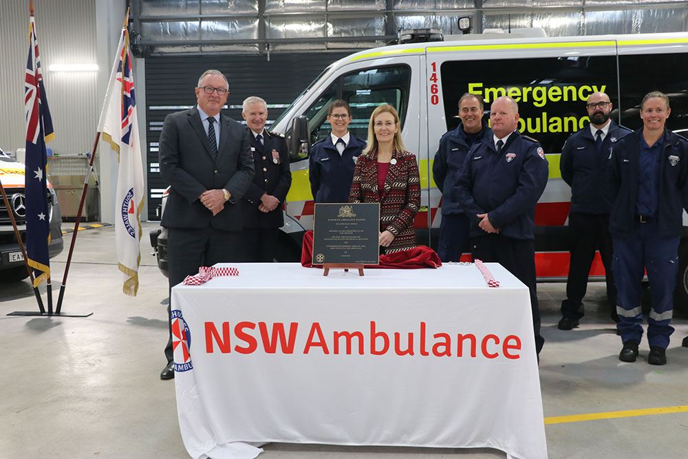 NSW Ambulance Randwick Superstation opening ceremony