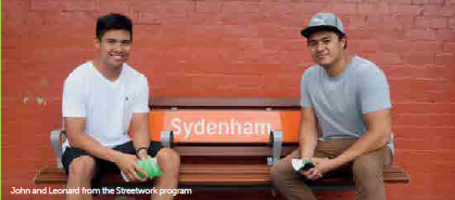 Barnardos Australia's Sydney Metro Streetwork program participants