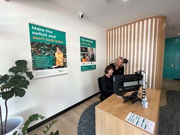 Lismore staff in newly refurbished Service Centre